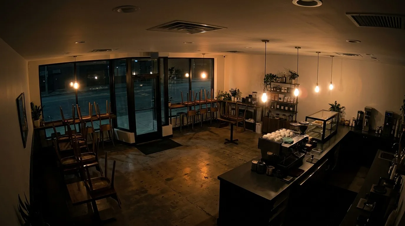 Café · after hours camera